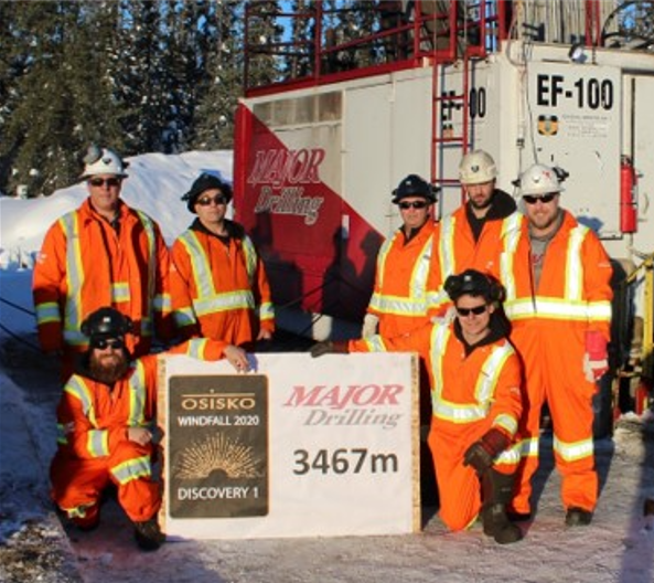 Major Drilling - Windfall Project