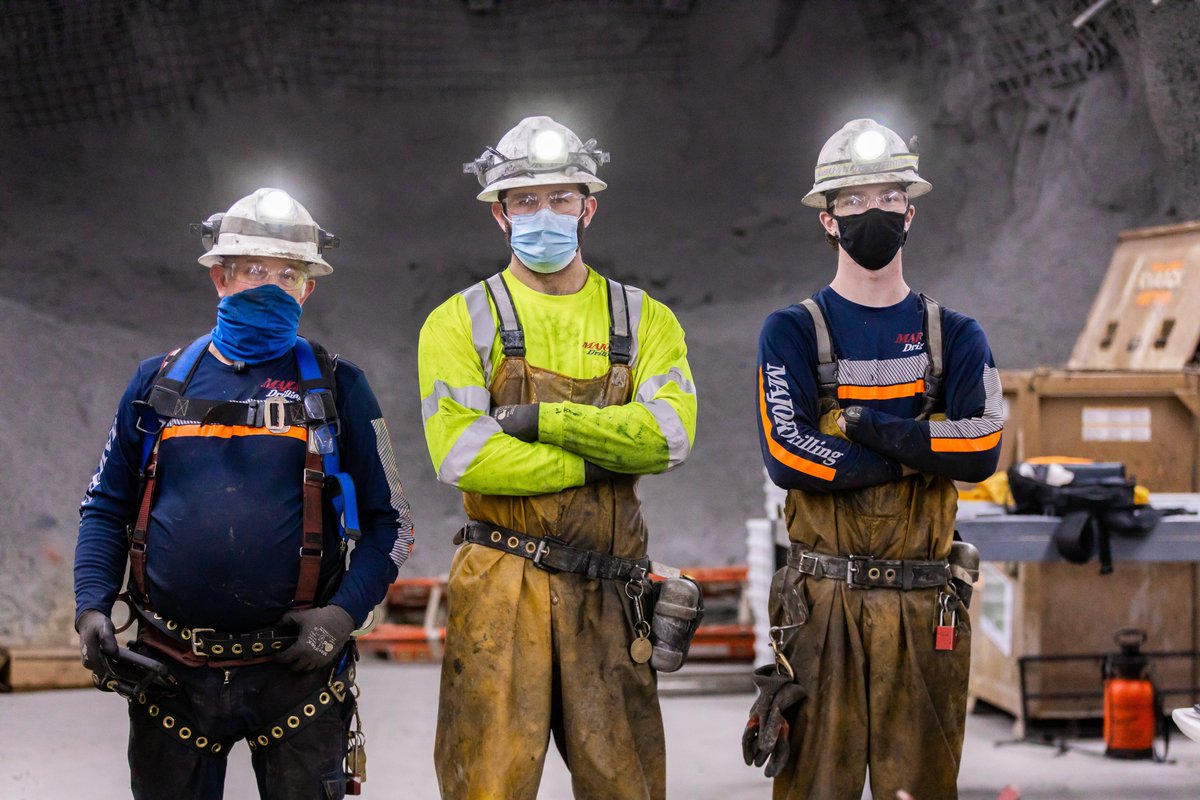 Major Drilling Underground Drillers